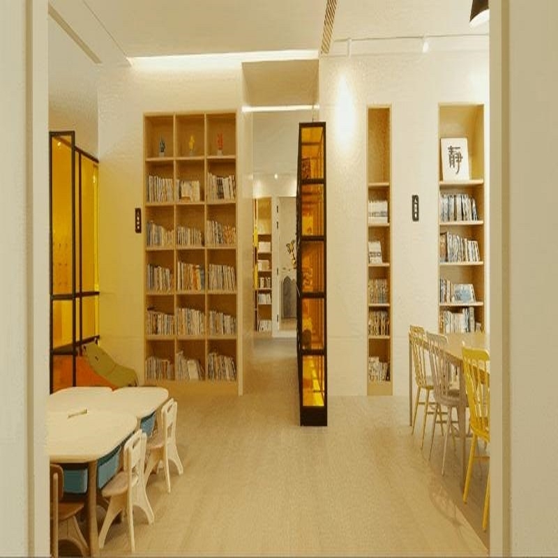 圖書館地板石塑地板超91视频塑膠地板